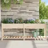 Image de vidaXL Jardinier avec grilles 203x53x76 cm - Bois massif de sapin