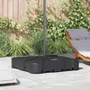 Image de vidaXL Base de Parasol Rotative - Noir