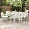 Image de vidaXL Chaise de jardin 6 pcs Blanc 65,5 x 59 x 88 cm Polyéthylène