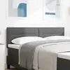 Image de vidaXL Tête de lit Gris foncé 160 cm tissu
