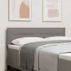 Image de vidaXL Tête de lit Taupe 160 cm tissu