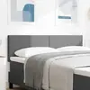 Image de vidaXL Tête de lit Gris clair 160 cm Tissu en velours côtelé