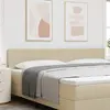 Image de vidaXL Tête de lit Gris Vert Clair 200 cm Tissu en velours côtelé