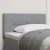 Image de vidaXL Tête de lit réglable en hauteur Gris clair 90 cm tissu
