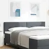 Image de vidaXL Tête de lit Gris foncé 180 cm Velours