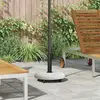Image de vidaXL Pied de parasol 21kg Gris clair Béton Rond