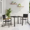 Image de vidaXL Chaises de Jardin Empilables - Set de 2 en Rotin Poly
