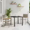 Image de vidaXL Chaises de Jardin Empilables avec Coussins - 2 Pièces