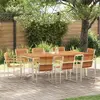 Image de vidaXL Ensemble de salle à manger pour jardin 9 pcs