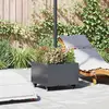 Image de vidaXL Pied de parasol 11.75 kg Anthracite Acier Carré