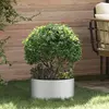 Image de vidaXL Anneau de jardinière Argenté 40 x 40 x 20 cm Acier galvanisé