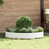 Image de vidaXL Anneau de jardinière Blanc 120 x 120 x 20 cm