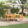 Image de vidaXL Ensemble de salle à manger pour jardin 7 pcs Marron