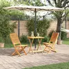 Image de Ensemble de bistro pliable 3 pièces Acacia