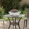 Image de vidaXL Cache-pot de jardin Argent 40 x 40 x 15 cm Acier inoxydable