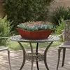 Image de vidaXL Cache-pot de jardin Rouillé 50 x 50 x 15 cm