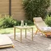 Image de vidaXL table Naturel 50,5 x 50 x 46 cm Pinède imprégnée