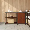 Image de vidaXL Ensemble de rangement cuisine HATTEM 2 pcs Rouillé Acier