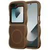 Image de Coque arrière Wavy avec MagSafe Samsung Galaxy Z Flip 6 / Flip 7 FE - Mocha Brown
