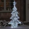 Image de vidaXL Sapin de Noël avec 160 LED Blanc froid 150 cm Acrylique