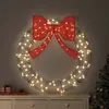 Image de vidaXL Couronne avec 80 LED Blanc chaud 91 x 91 x 9 cm PET