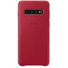 Image de Samsung Coque Cuir Galaxy S10 - Rouge Bordeaux