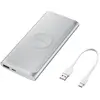 Image de Samsung Batterie Externe 10 000mAh - Charge rapide sans fil - USB-C - Argent