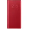 Image de Samsung Étui pour Galaxy Note10 Folio LED Modèle View Cover avec Porte-cartes Rouge