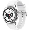 Image de Samsung Galaxy Watch4 Classic Bluetooth GPS NFC 42mm Super AMOLED Argent Blanc M IP68 en occasion ou reconditionné