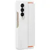 Image de Coque en silicone avec lanière pour Samsung Galaxy Z Fold 4 Blanc