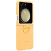 Image de Samsung Coque Z Flip 5 Silicone Avec Anneau - Abricot