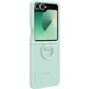 Image de Samsung Coque Silicone Anneau Vert d'Eau Galaxy Z Flip 6