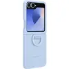 Image de Samsung Coque Silicone Anneau Bleu Galaxy Z Flip 6