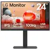 Image de Moniteur LG 24BA650 24" IPS FullHD 1080p 100Hz KVM Haut-parleurs Ergonomie VESA USB-C HDMI DP en occasion ou reconditionné