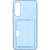 Image de Samsung Coque avec Porte Carte pour Galaxy A56 Card Slot Souple Ultra Résistant Bleu clair