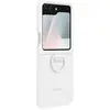 Image de Samsung Coque pour Galaxy Z Flip 6 / Z Flip 7 FE avec Anneau Modèle Silicone Ring Blanc