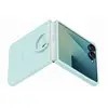 Image de Coque en silicone avec anneau selfie Vert d eau pour Samsung Galaxy Z Flip 7