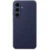 Image de Samsung Coque pour Galaxy S25 FE en Cuir Premium Effet Grainé Bleu marine