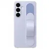 Image de Samsung Coque pour Galaxy S25 FE en Silicone avec Poignée et Fonction Stand Bleu polaire