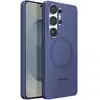 Image de Samsung Coque MagSafe pour Galaxy S26 Ultra Série Silicone Magnet Cover Antichoc Bleu nuit
