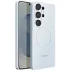 Image de Samsung Coque MagSafe pour Galaxy S26 Ultra Série Silicone Magnet Cover Antichoc Bleu