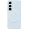 Image de Samsung Coque MagSafe pour Galaxy S26 en Silicone Souple et Antichoc Bleu clair