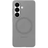 Image de Samsung Coque MagSafe pour Galaxy S26 en Silicone Souple et Antichoc Gris