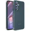 Image de Samsung Coque pour Samsung Galaxy A37 en Silicone Lisse avec Rebords Surélevés Vert foncé