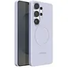 Image de Samsung Coque MagSafe pour Galaxy S26 Ultra en Silicone Magnet Cover Antichoc Lavande
