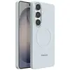 Image de Samsung Coque MagSafe pour Galaxy S26 en Silicone Protection Renforcé Bleu clair