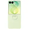 Image de Samsung Coque pour Galaxy Z Flip 8 avec Anneau Magnétique en Silicone Soft-Touch Vert pâle