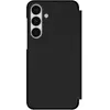 Image de Samsung Étui pour Galaxy S25 FE Effet Grainé Flip Wallet avec Porte-carte Noir