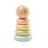 Image de Plan toys ma première pyramide pastel - Multicolore