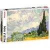 Image de Piatnik Puzzle Van Gogh Champ de blé avec cyprès - 1000 pièces